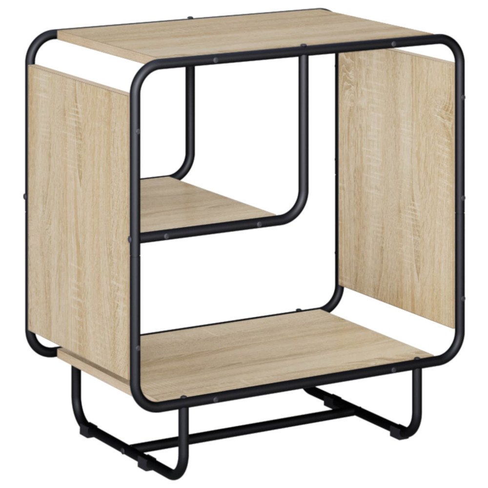 vidaXL Sideboard Sonoma-ek 60 x 37,5 x 64,5 cm Konstruerat trä