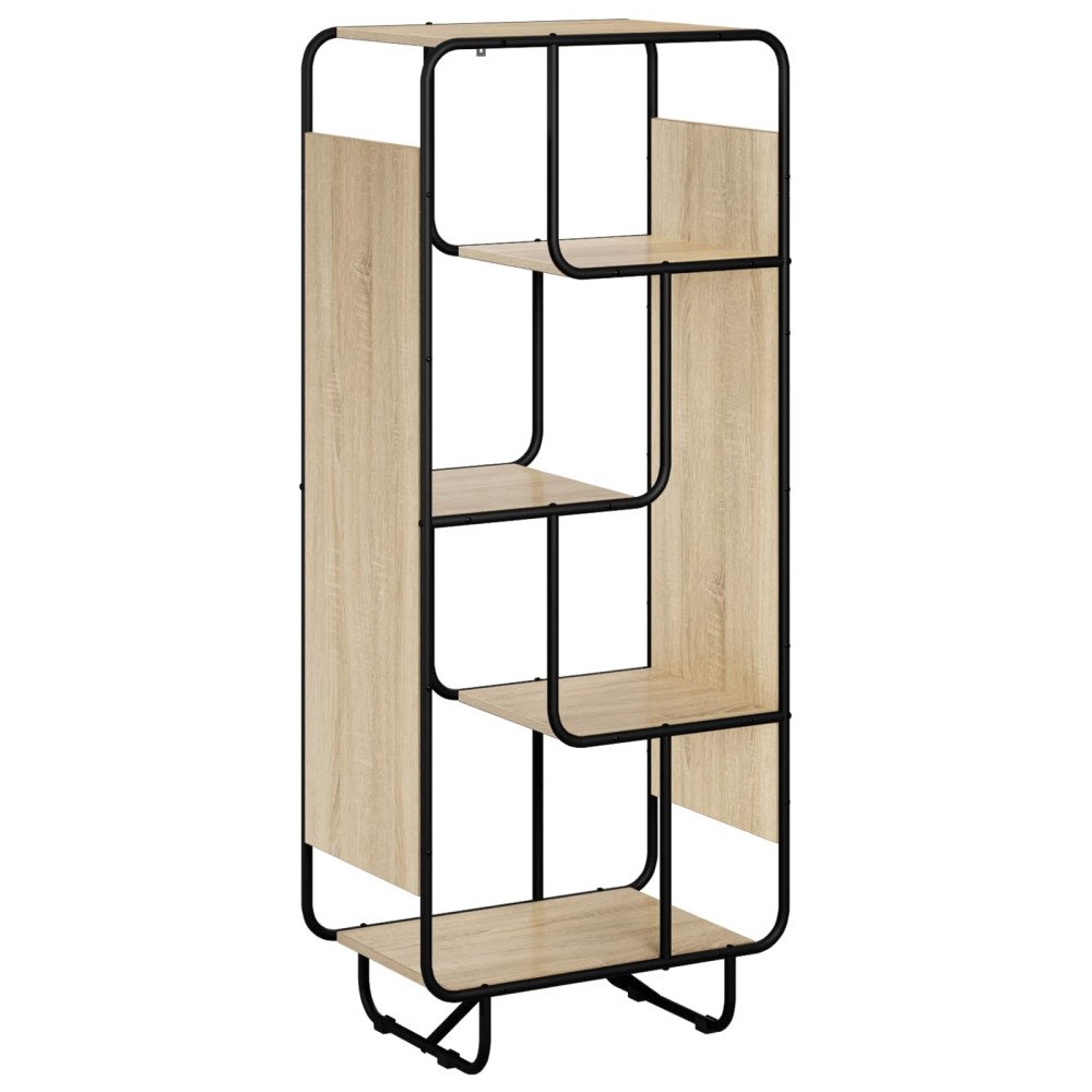 vidaXL Skåp Sonoma-ek 60 x 37,5 x 144 cm Konstruerat trä