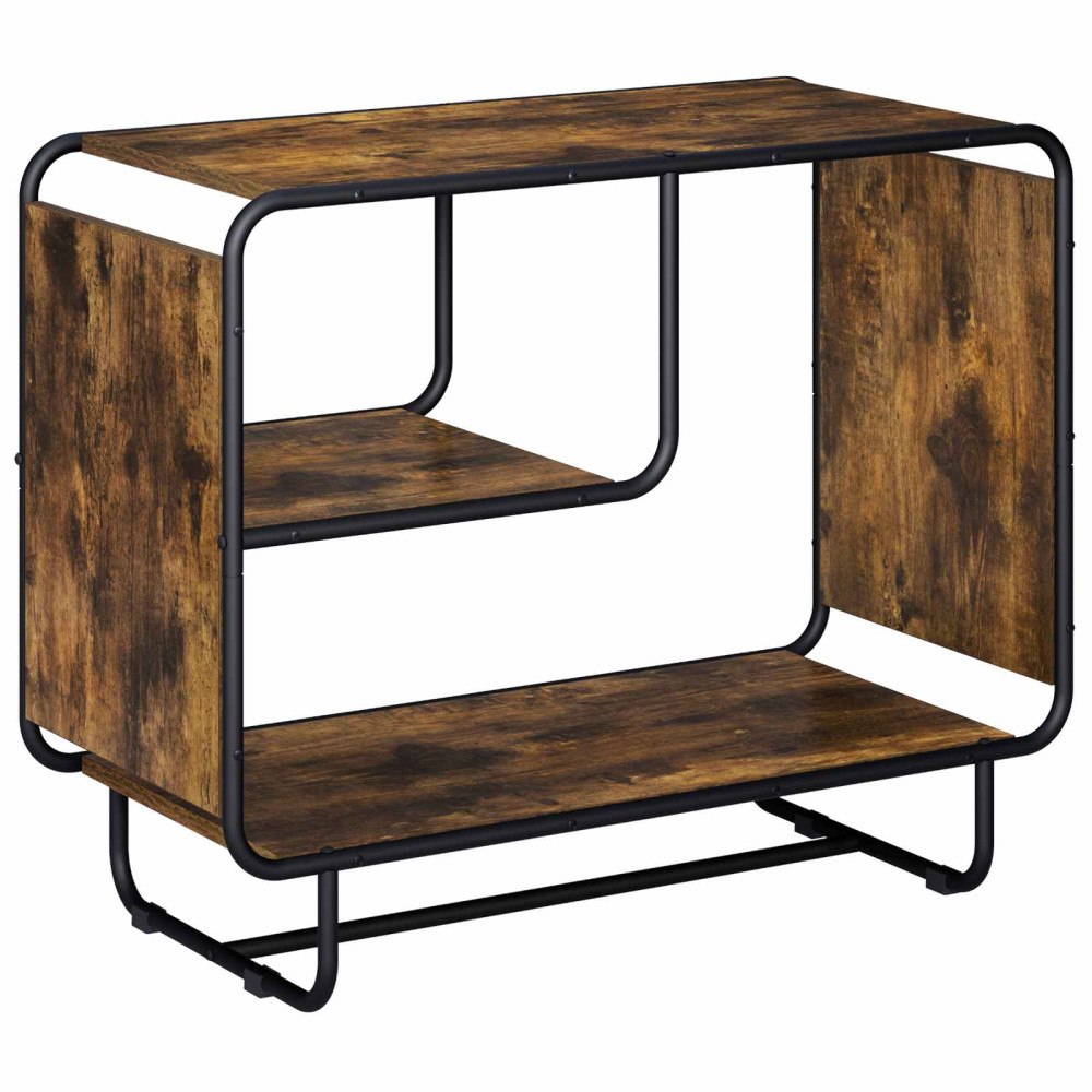 vidaXL Sideboard Rökt ek 80 x 37,5 x 64,5 cm Konstruerat trä