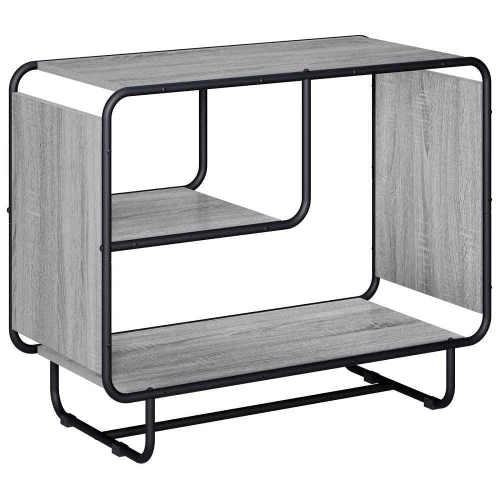 vidaXL Sideboard Grå Sonoma 80 x 37,5 x 64,5 cm Konstruerat trä