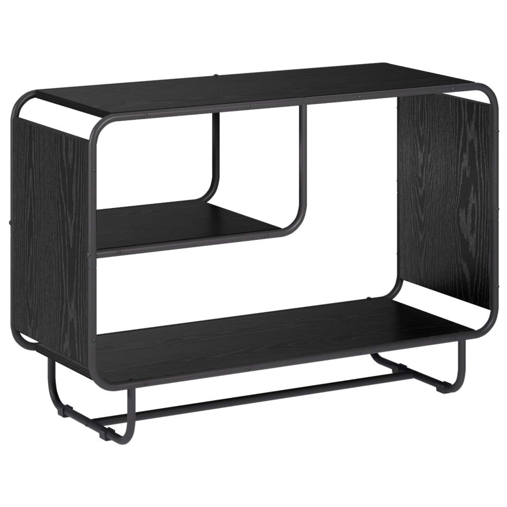 vidaXL Sideboard Svart ek 93.5 x 37.5 x 64.5 cm Konstruerat trä