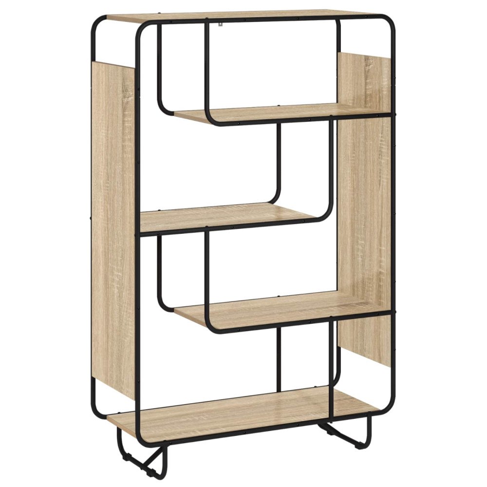 vidaXL Skåp Sonoma-ek 93,5 x 37,5 x 144 cm Konstruerat trä