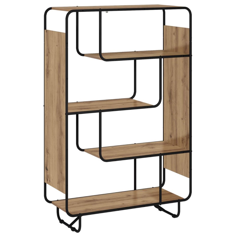 vidaXL Skåp Artisan-ek 93,5 x 37,5 x 144 cm Konstruerat trä