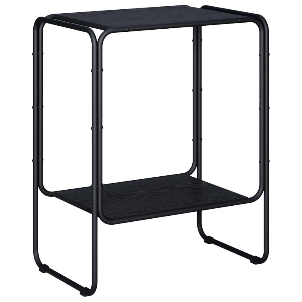 vidaXL Sideboard Svart ek 60 x 38 x 75 cm Konstruerat trä