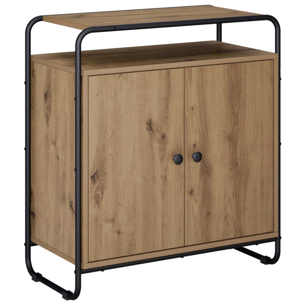 vidaXL Sideboard Artisan-ek 68 x 35 x 75 cm Konstruerat trä