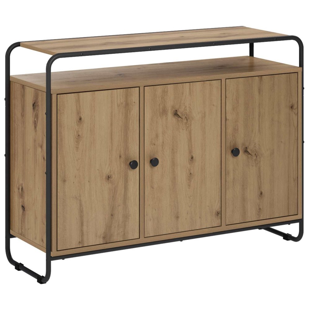 vidaXL Sideboard Artisan-ek 102 x 35 x 75 cm Konstruerat trä