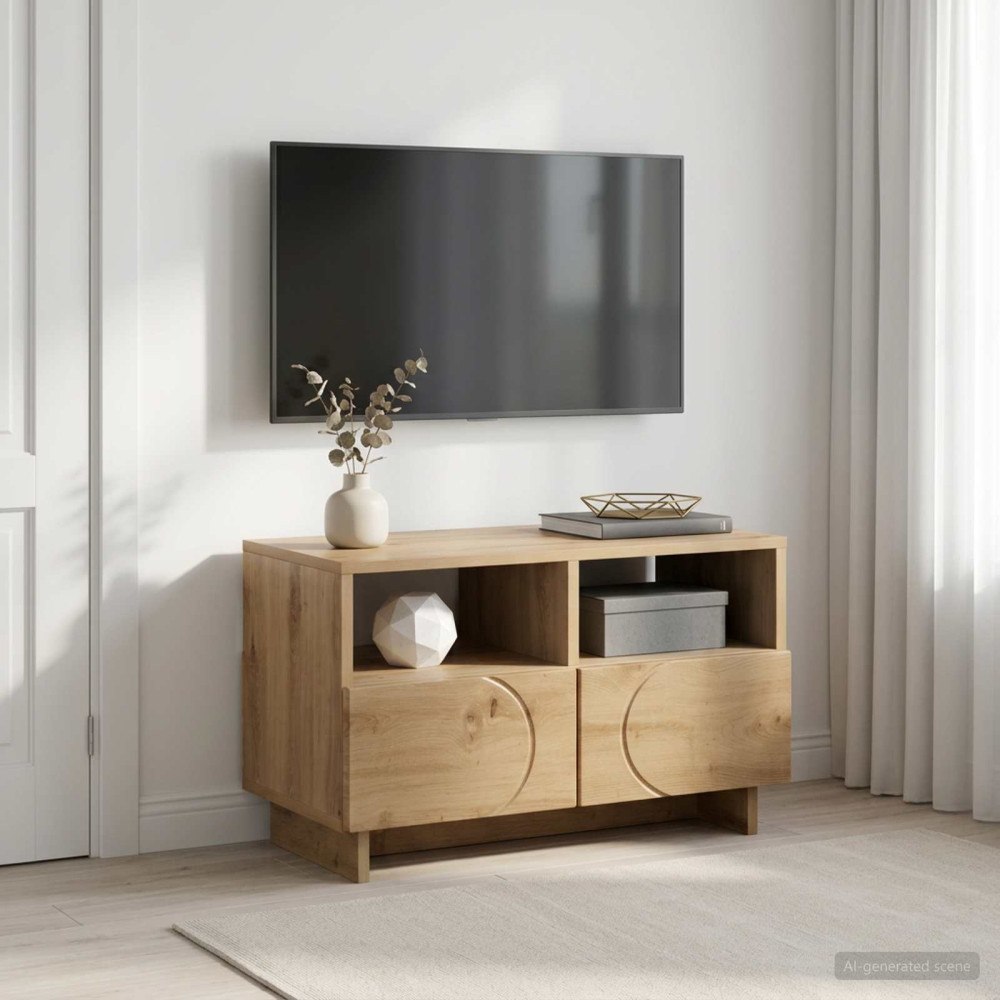 vidaXL TV-bänk 60 x 34.5 x 40 cm Artisan-ek Konstruerat trä
