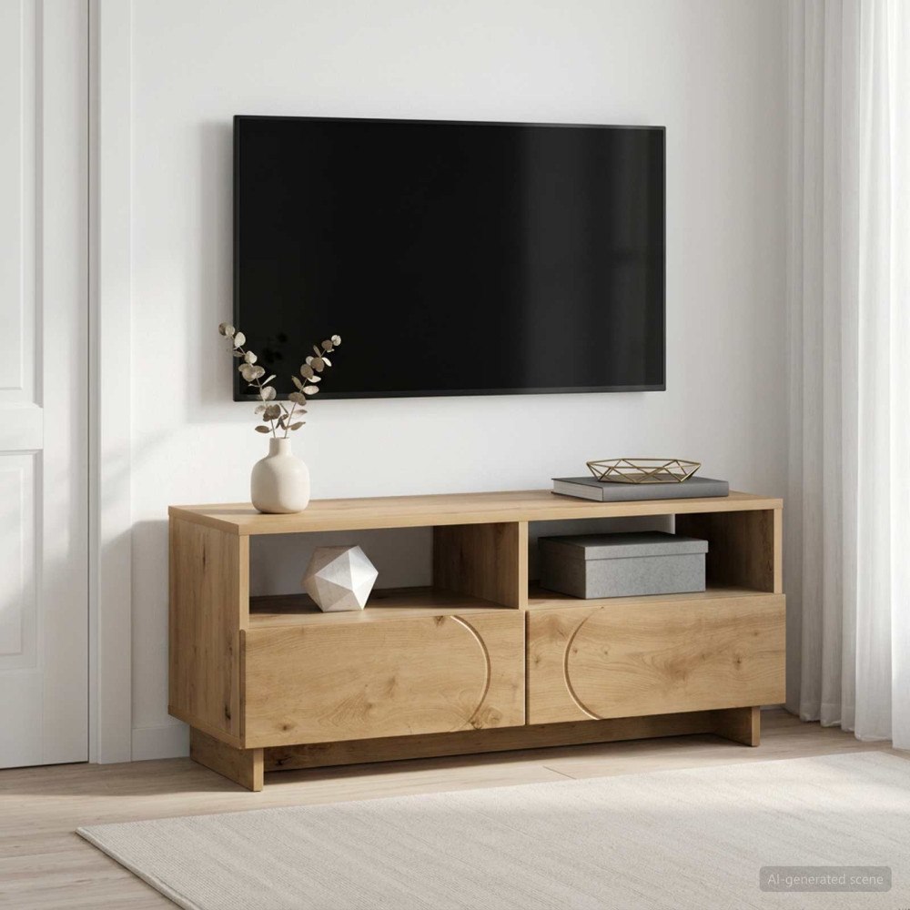 vidaXL TV-bänk 90 x 34.5 x 40 cm Artisan-ek Konstruerat trä