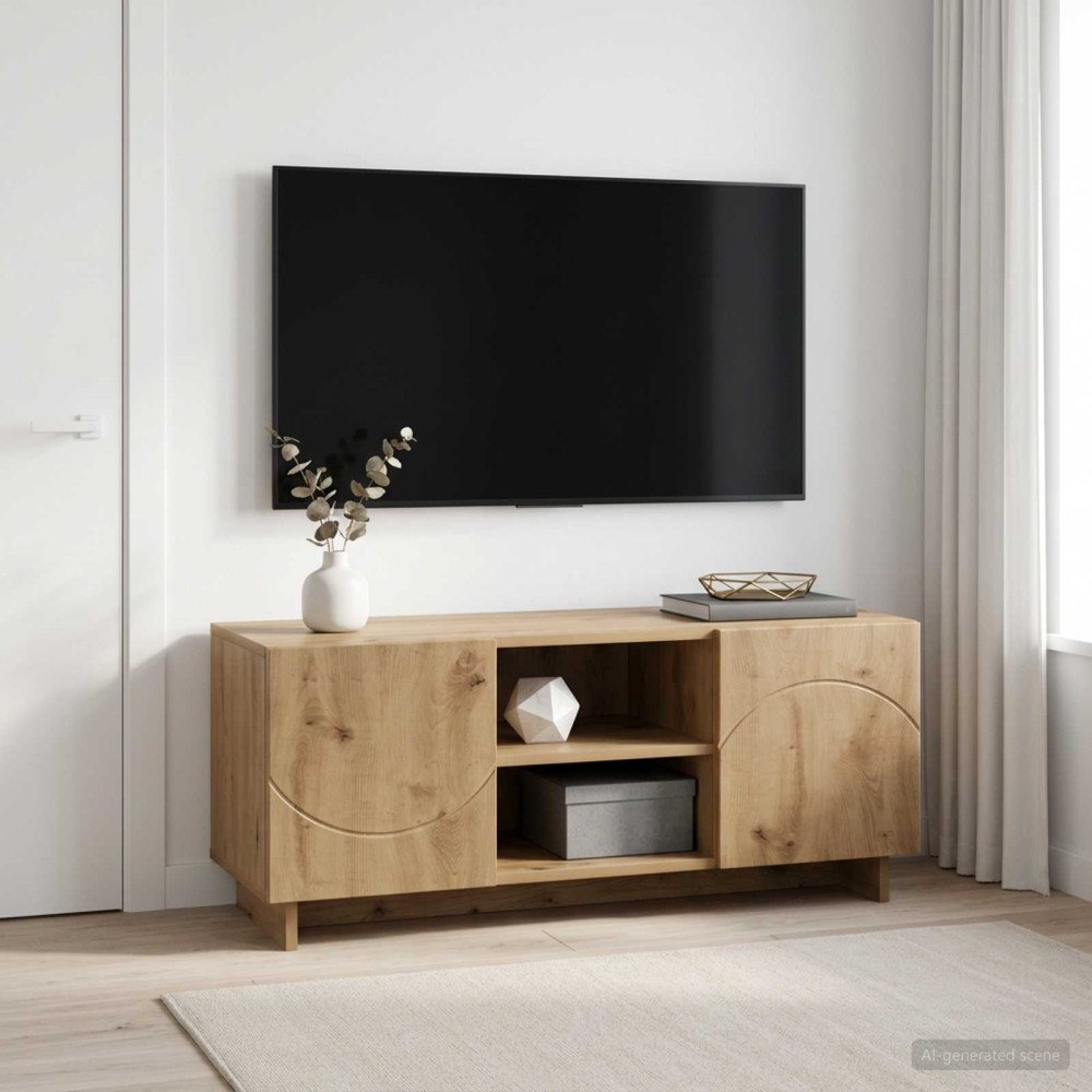 vidaXL TV-bänk 90 x 34.5 x 40 cm Artisan-ek Konstruerat trä