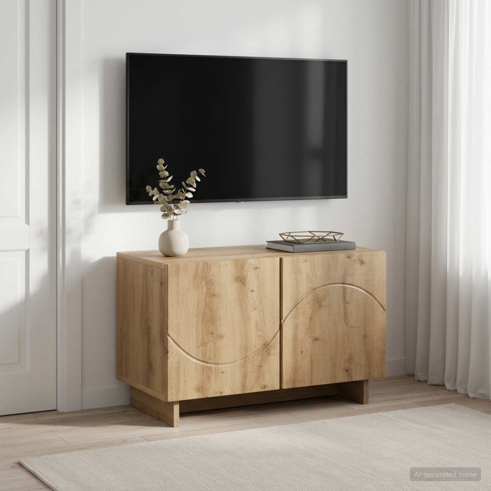 vidaXL TV-bänk 60 x 34.5 x 40 cm Artisan-ek Konstruerat trä
