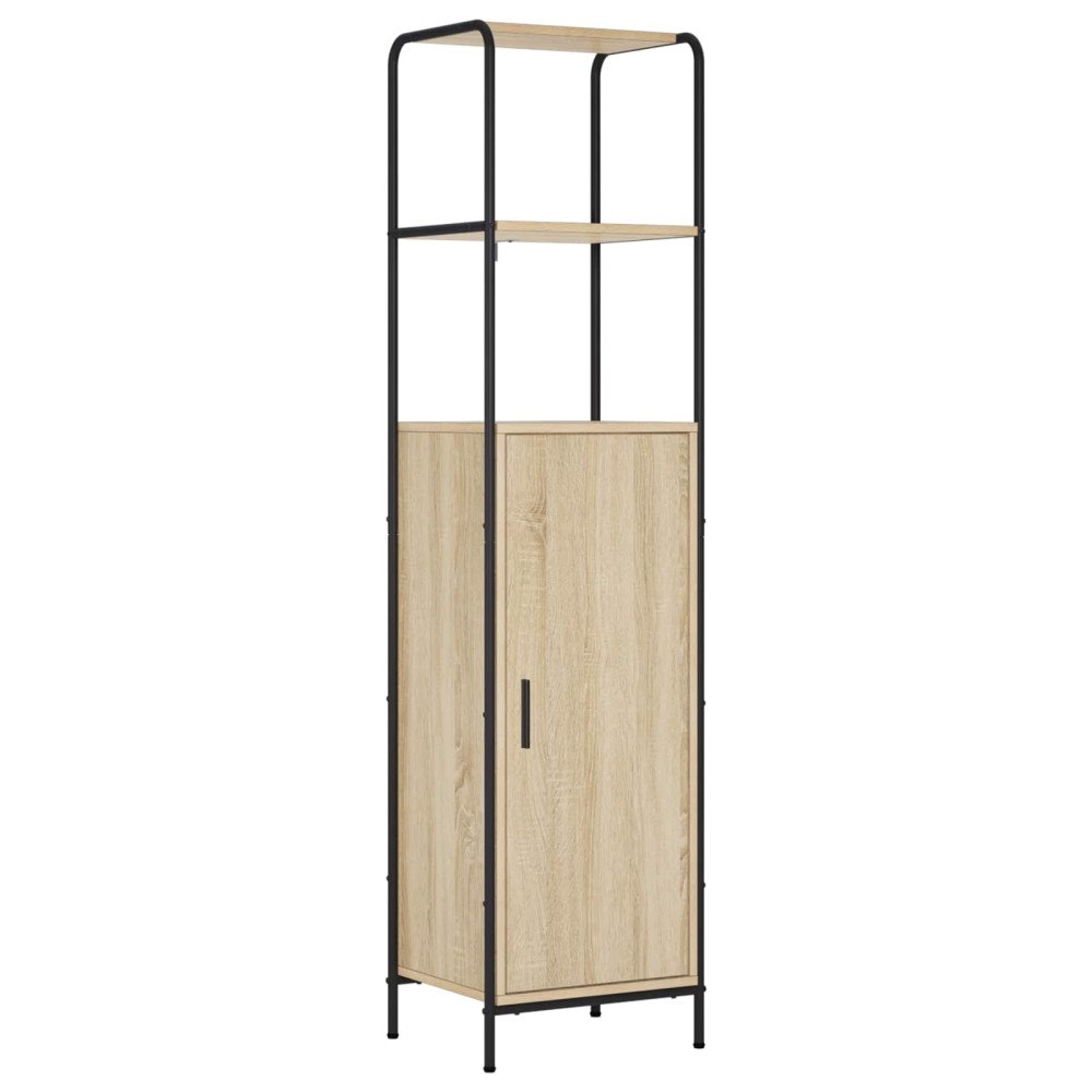 vidaXL Skåp Sonoma-ek 40 x 33 x 161 cm Konstruerat trä