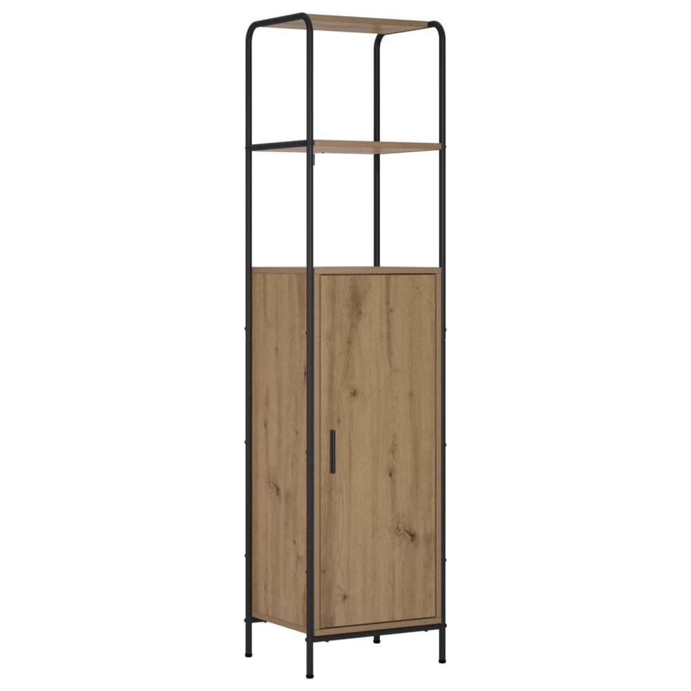 vidaXL Skåp Artisan-ek 40 x 33 x 161 cm Konstruerat trä
