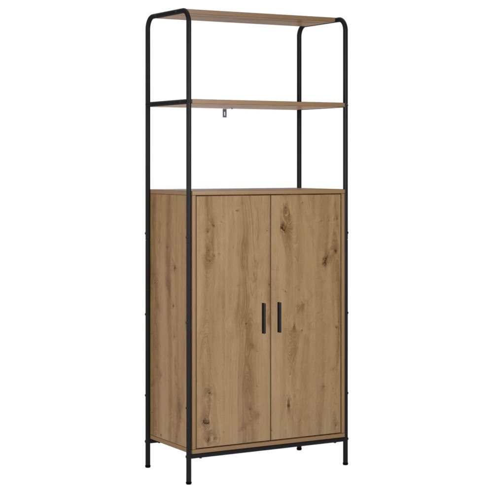 vidaXL Skåp Artisan-ek 40 x 33 x 161 cm Konstruerat trä