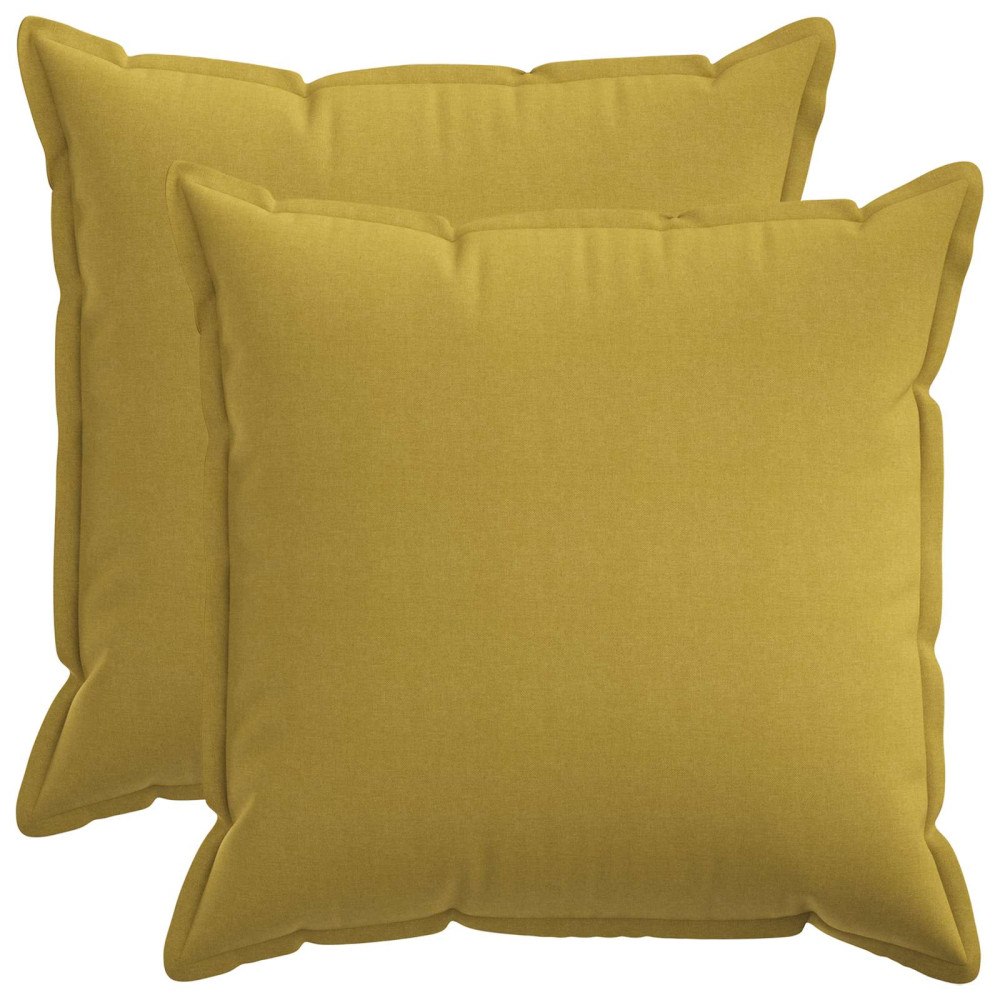vidaXL Kudde med kudde HOUTEN 2 st Ljusgrön Faux Linne