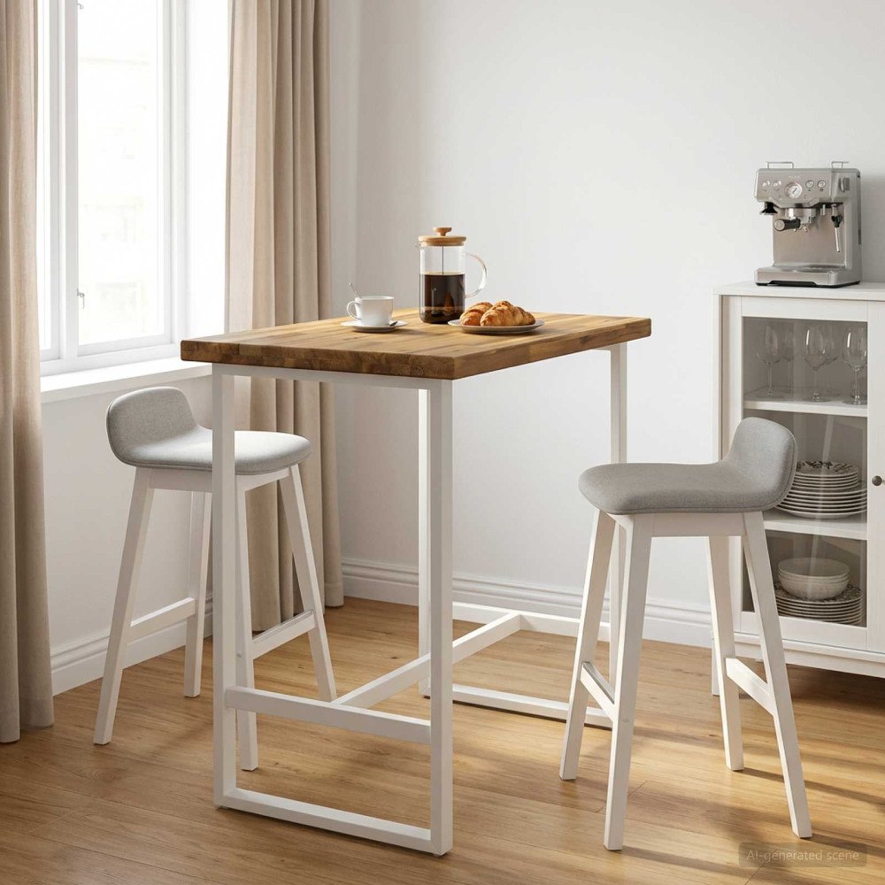 vidaXL Rektangulärt Bordsskiva 90 x 50 x 3,5 cm Rektangulär Vit