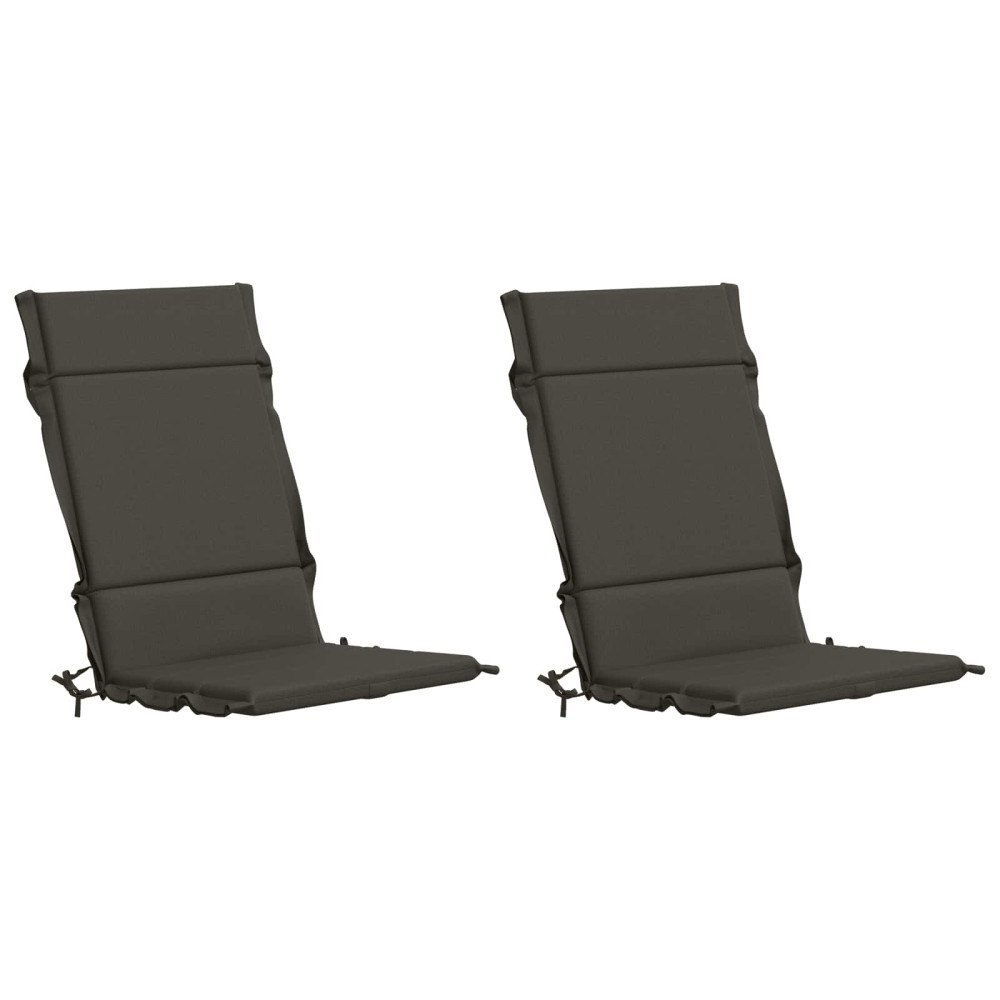 vidaXL 2-delade Höga Ryggstolsdynor GEMERT 2 st 100% Polyester