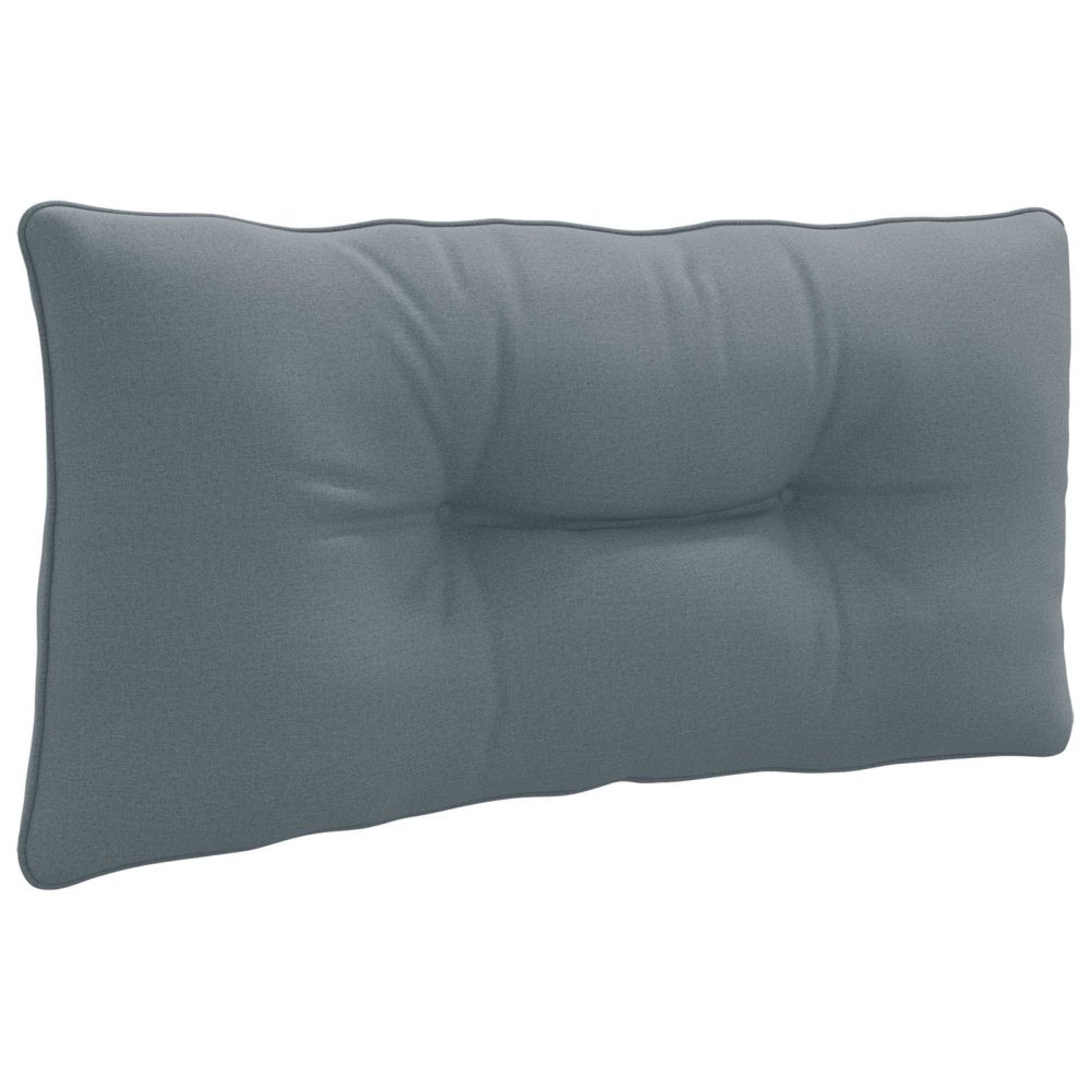 vidaXL Ryggkudde PUTTEN 100% Polyester Blå 70 x 40 x 10 cm