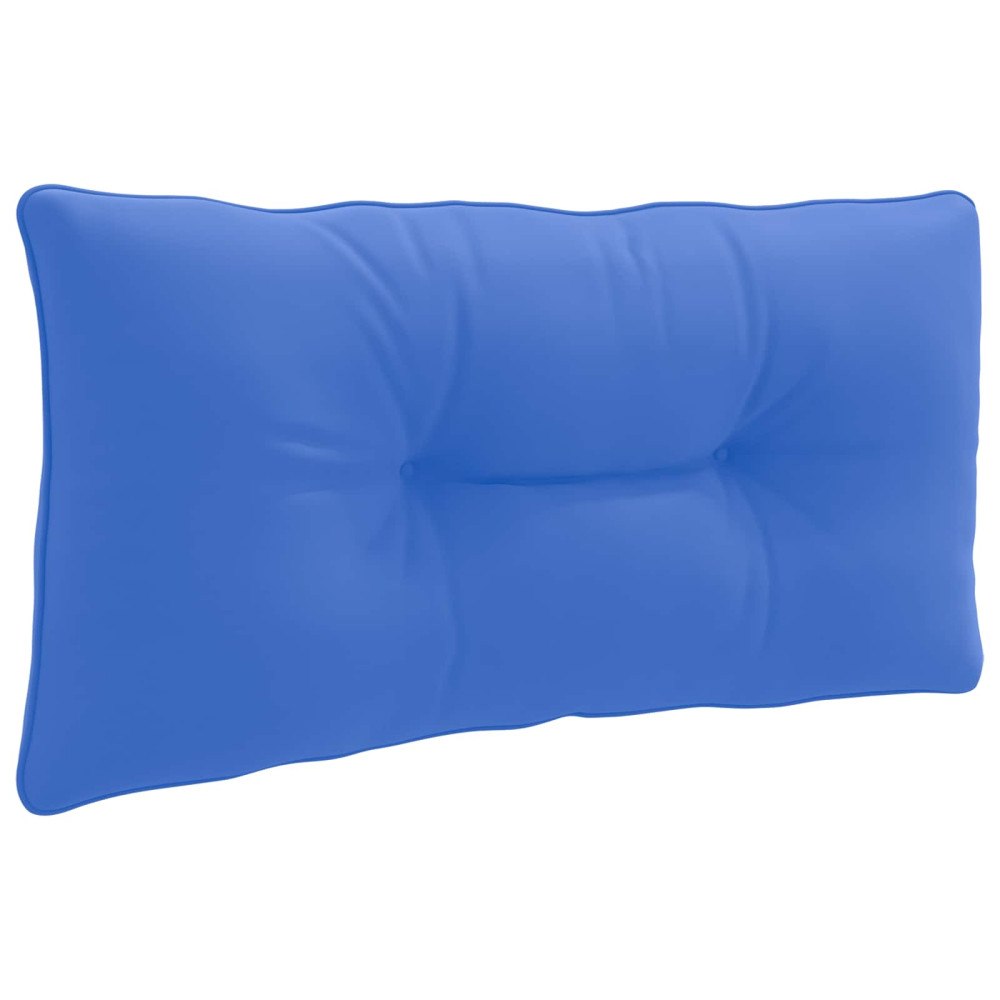 vidaXL Ryggkudde PUTTEN 100% Polyester Kungsblå 70 x 40 x 10 cm