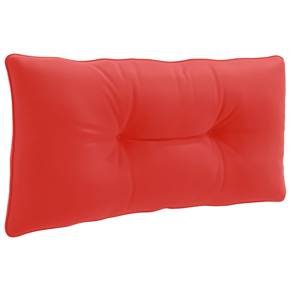 vidaXL Ryggkudde PUTTEN 100% Polyester Röd 70 x 40 x 10 cm