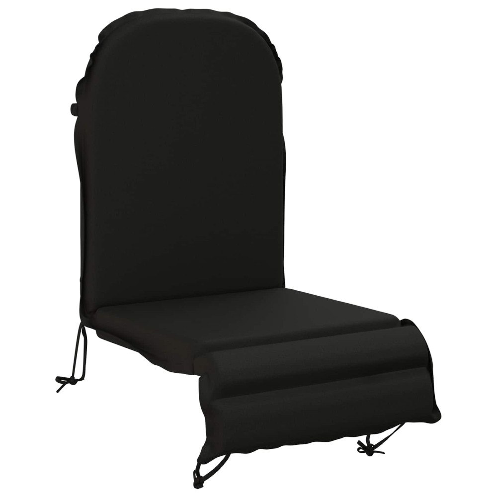 vidaXL Solsängkudde GEMERT 100% Polyester Svart 55 x 135 x 6 cm