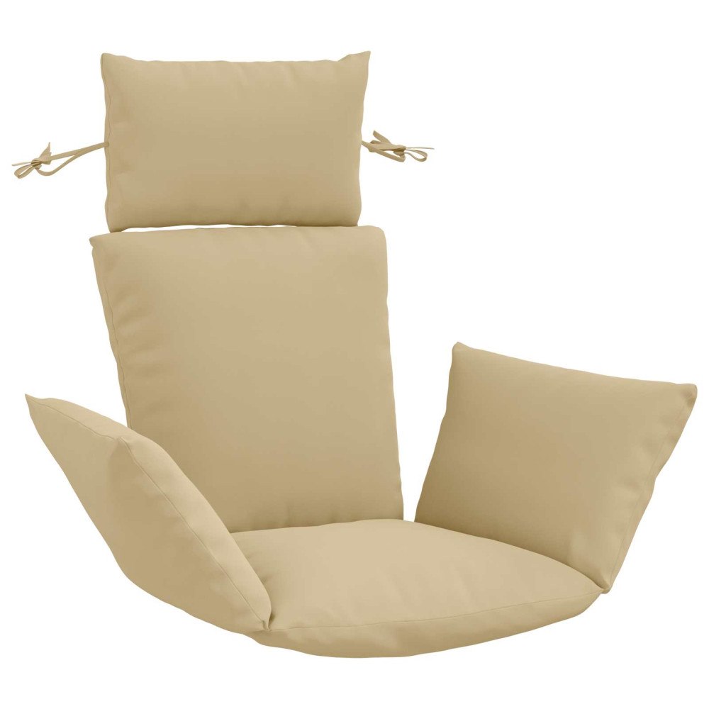 vidaXL Adirondack Kudde PUTTEN 100% Polyester Beige 60 x 145 x 10 cm