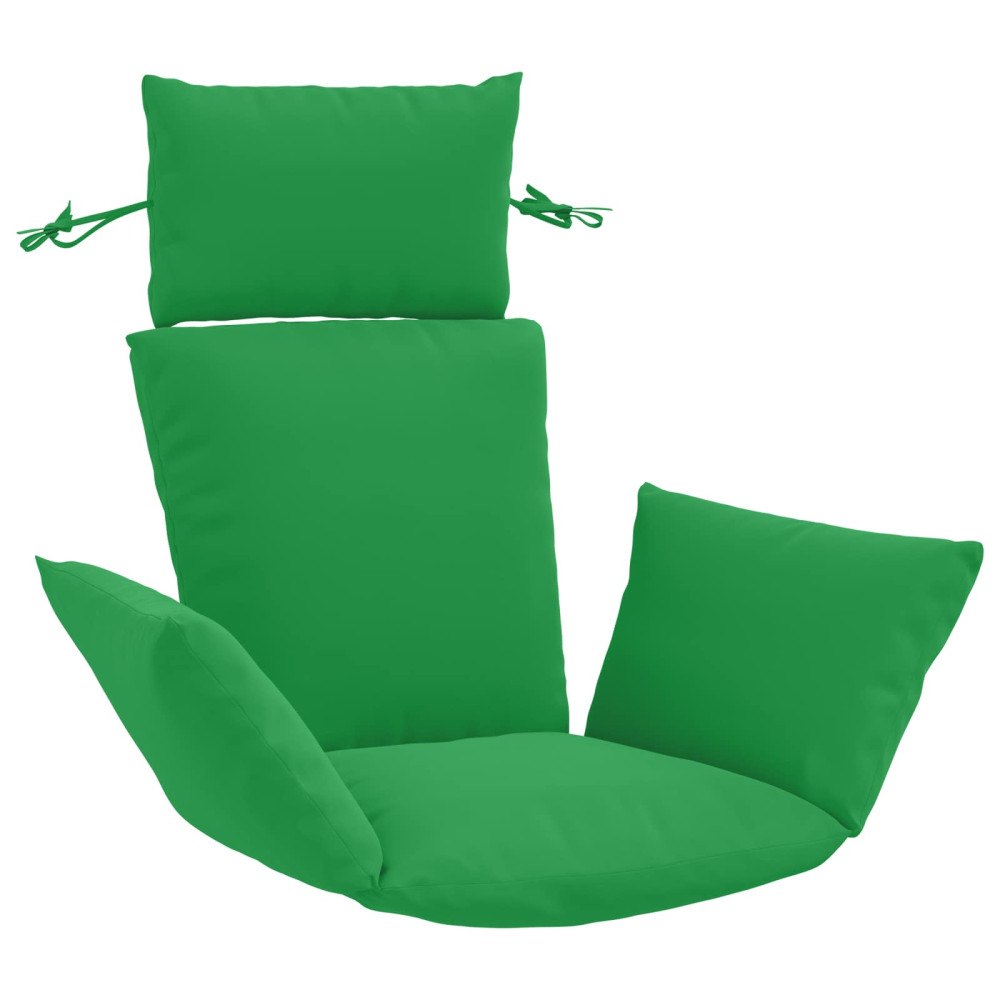 vidaXL Adirondack Kudde PUTTEN 100% Polyester Grön 60 x 145 x 10 cm