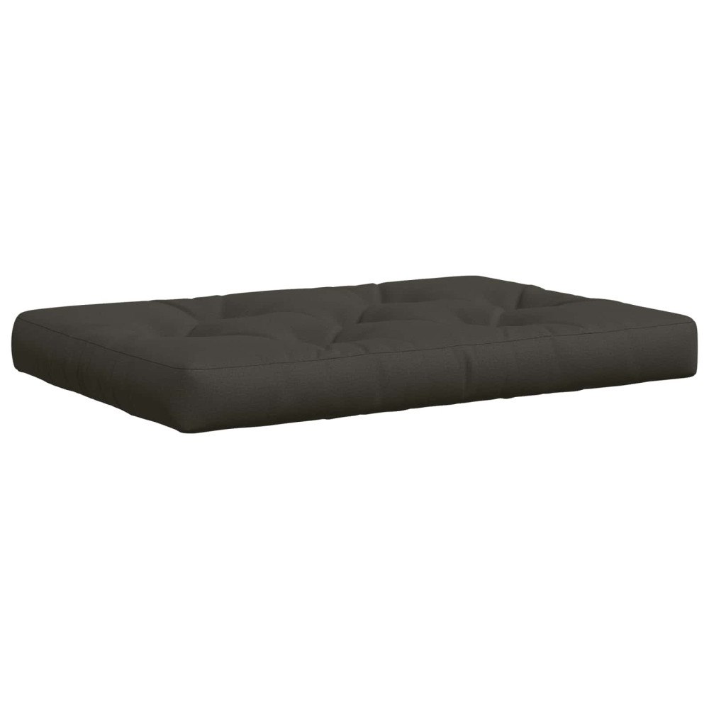 vidaXL Pallkudd VIANEN 100% Polyester Antracit 120 x 80 x 12 cm