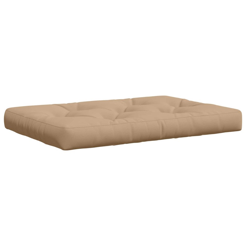 vidaXL Pallkudd VIANEN 100% Polyester Sand 120 x 60 x 12 cm