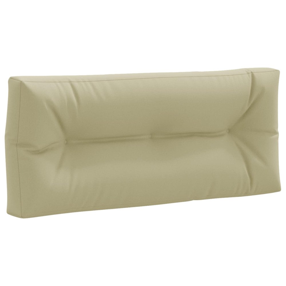 vidaXL Pallryggkudde VIANEN 100% Polyester Ljusgrön 120 x 60 x 12 cm