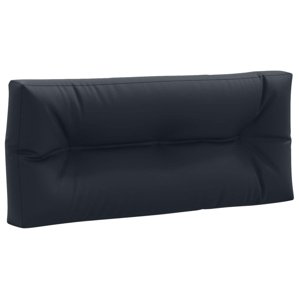 vidaXL Pallryggkudde VIANEN 100% Polyester Mörkblå 120 x 60 x 12 cm