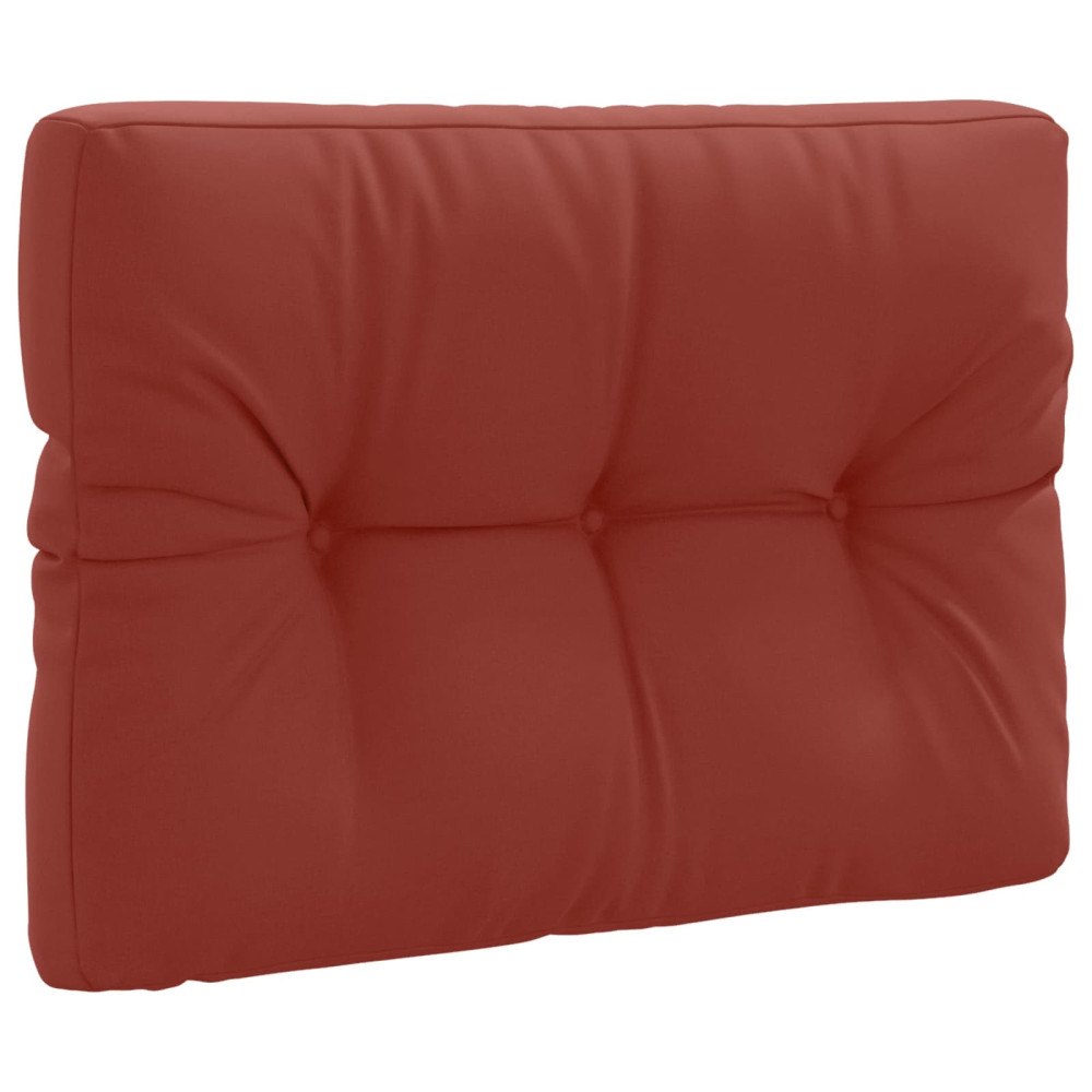 vidaXL Pallryggkudde VIANEN 100% Polyester Röd 70 x 40 x 12 cm