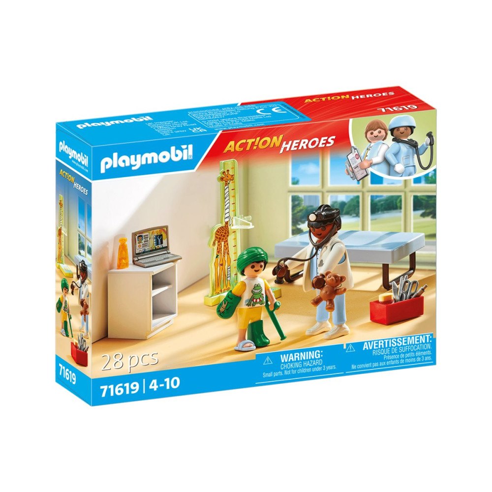 Playmobil Playmobil City Life Action Heroes - Pediatrician with teddy bear - byggsats
