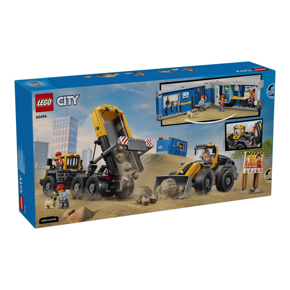 LEGO LEGO City 60494 - Dump Truck & Front End Loader - byggsats