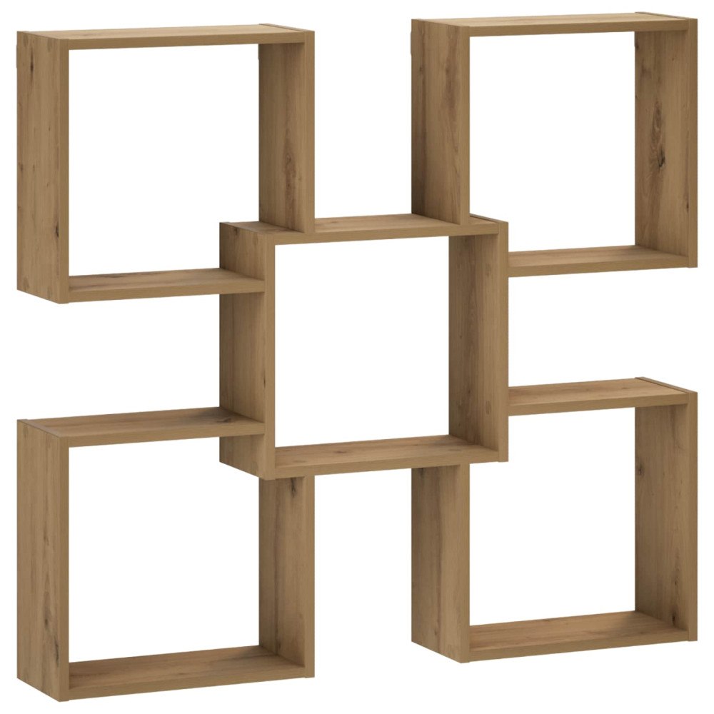 vidaXL Vägg hylla Artisan-ek 99,5 x 17 x 91 cm Konstruerat trä