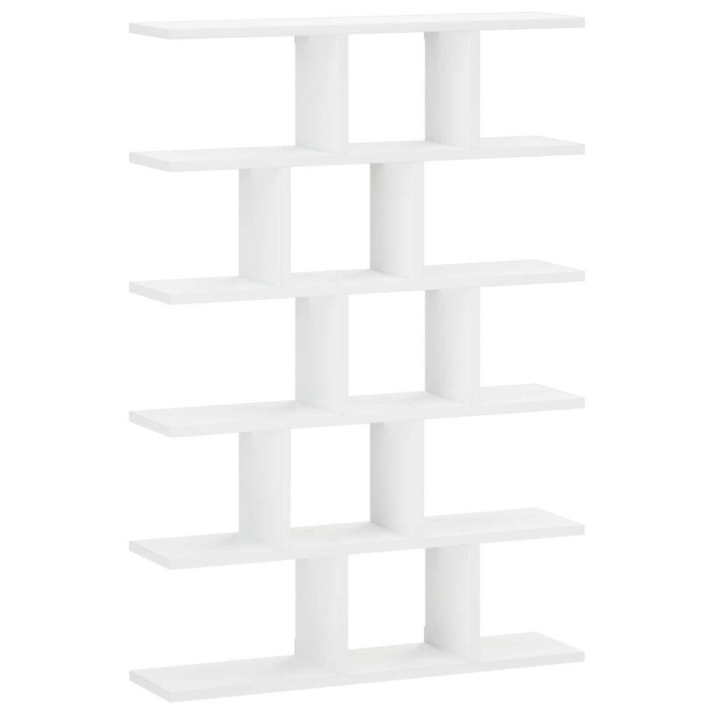 vidaXL Vägghylla Vit 70 x 17 x 101 cm Konstträ