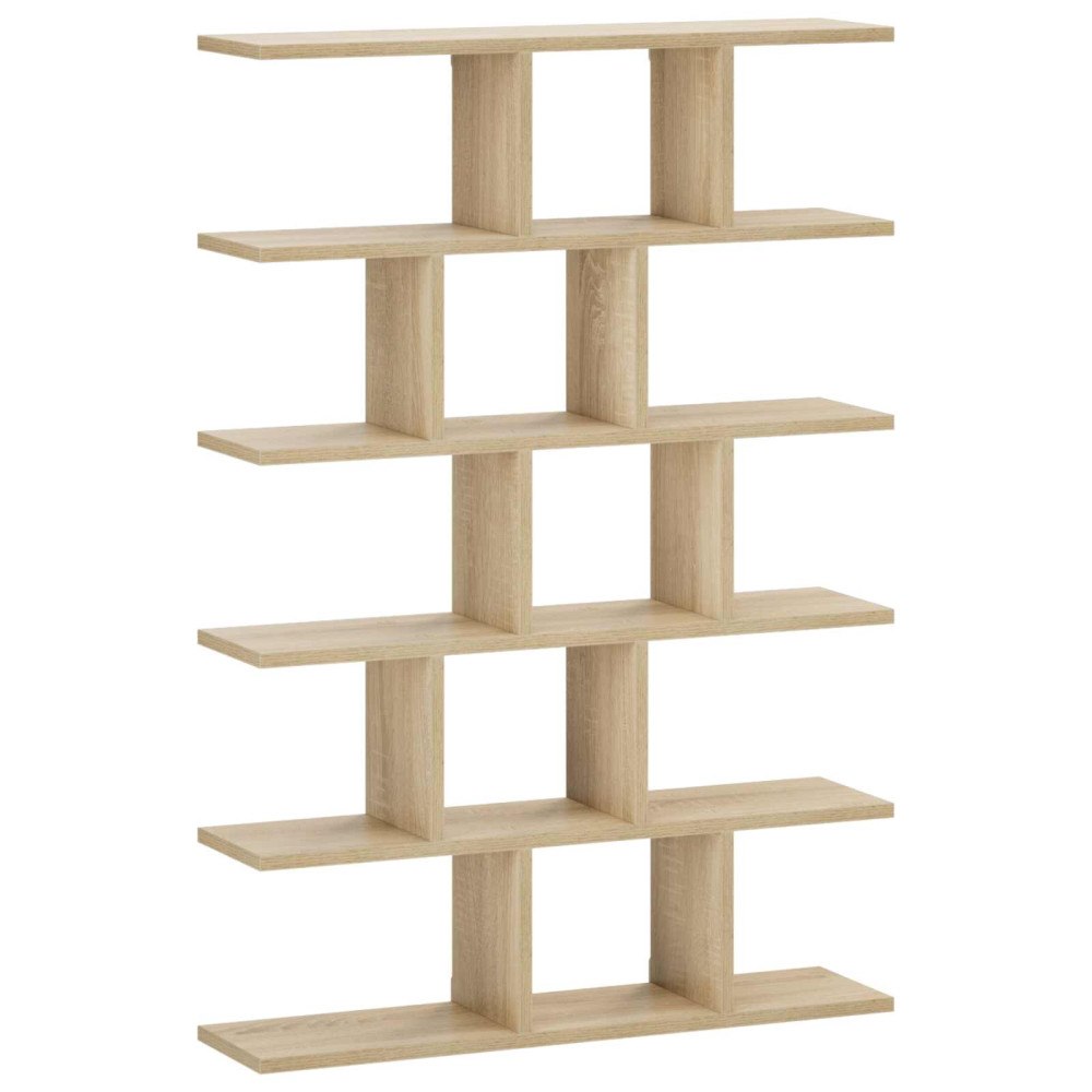vidaXL Vägghylla Sonoma-ek 70 x 17 x 101 cm Konstträ