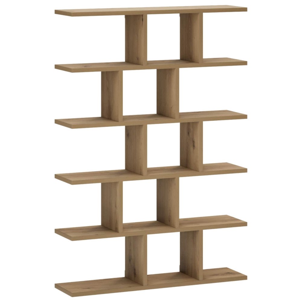 vidaXL Vägghylla Artisan-ek 70 x 17 x 101 cm Konstträ