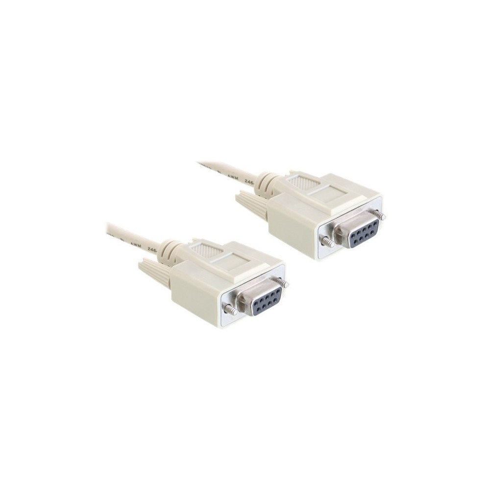 DeLOCK Delock - nollmodemkabel - DB-9 till DB-9 - 5 m