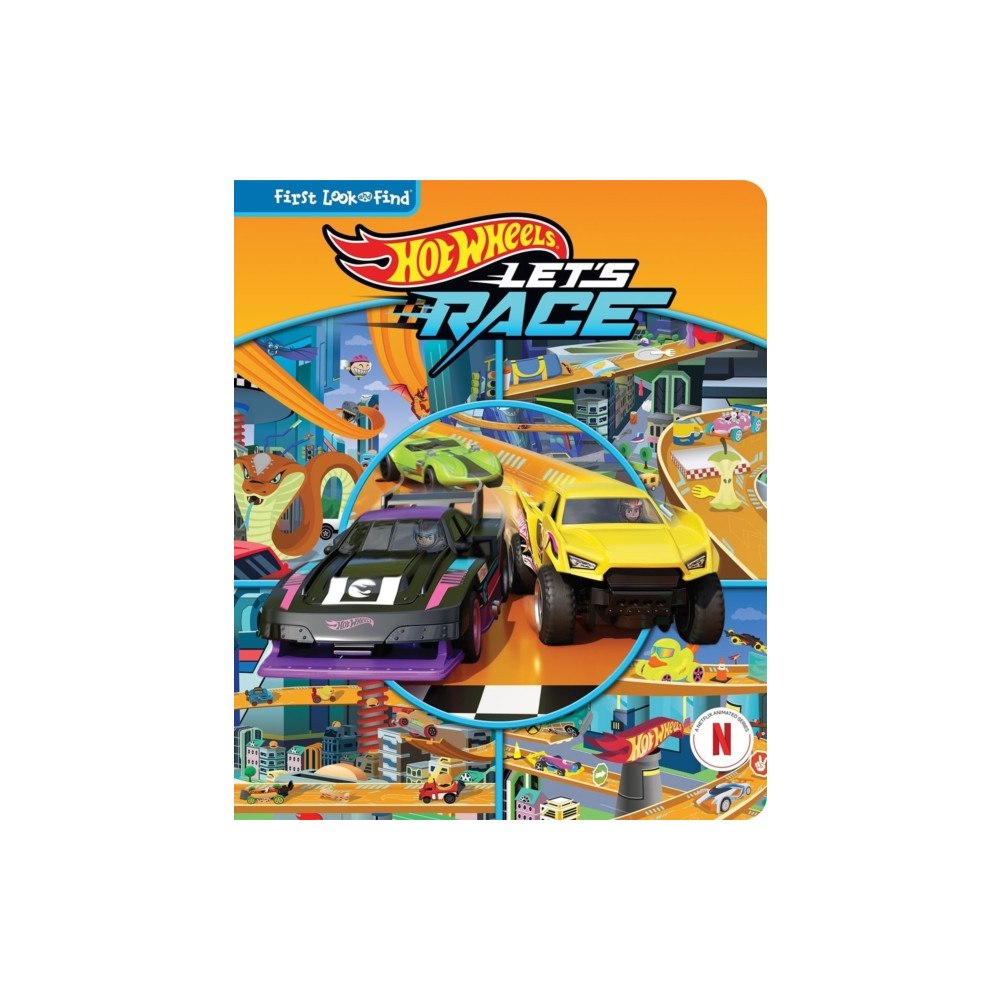 Phoenix International Publications, Incorporated First Look & Find Midi Hot Wheels (bok, board book, eng)
