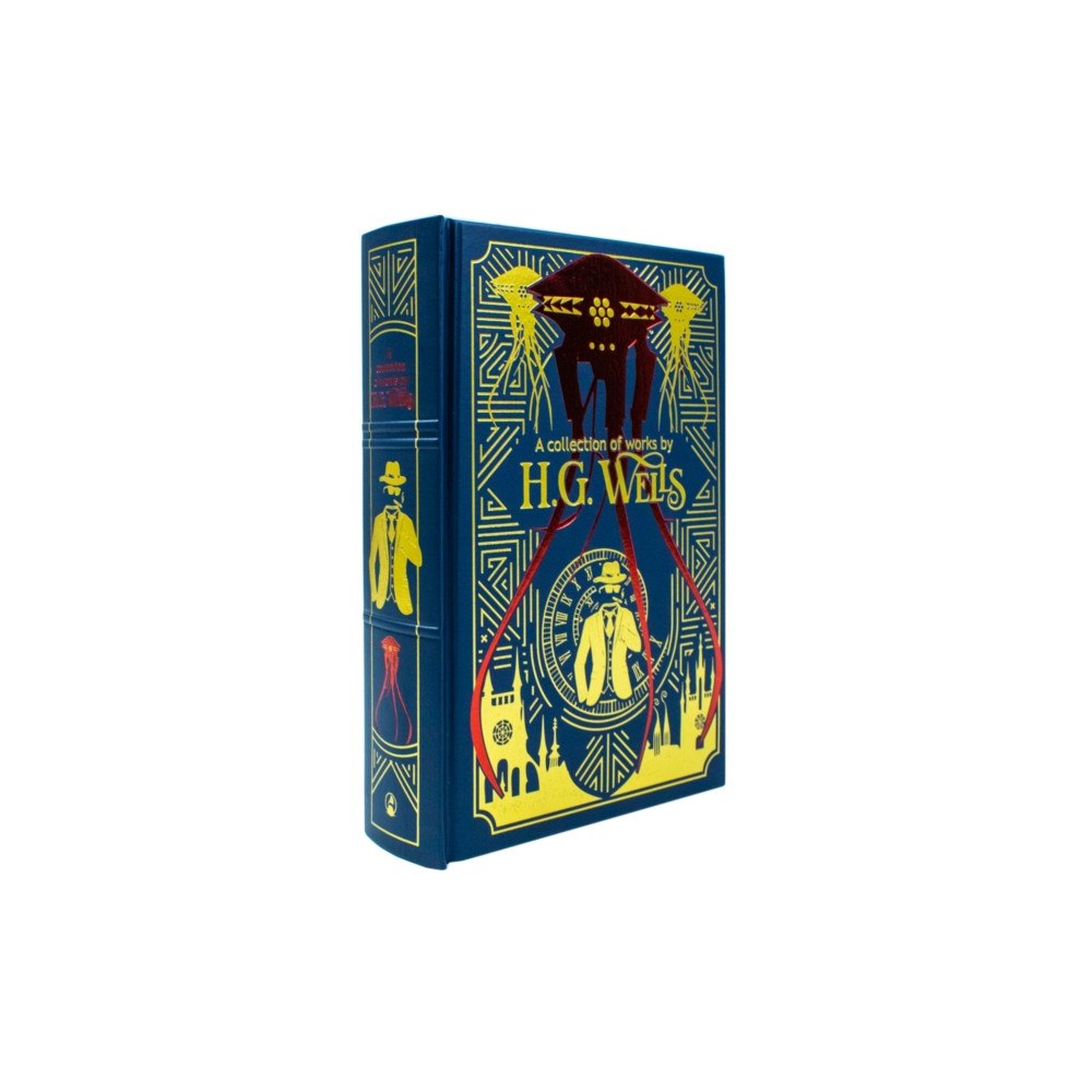 Classic Edition A Collection of Works by H.G. Wells - Leather Bound (inbunden, eng)