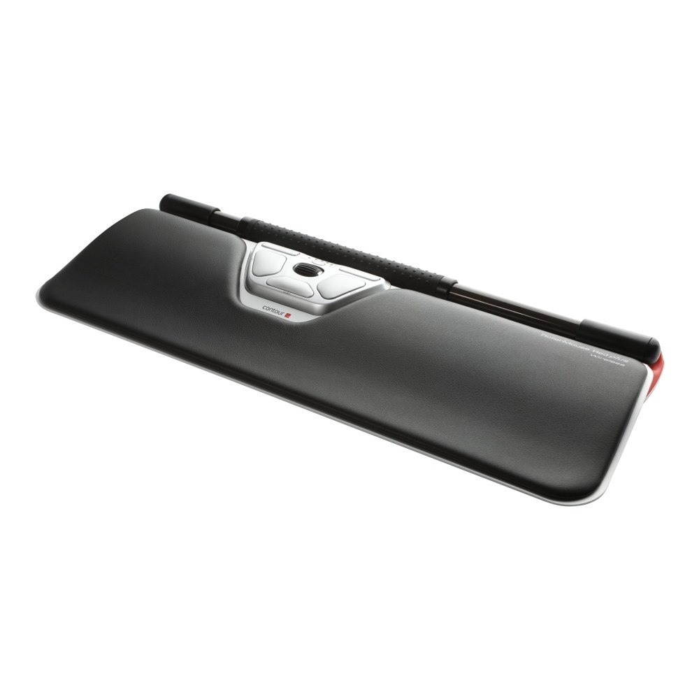 CONTOUR Contour RollerMouse Red Plus Wireless - centrerad mus - svart
