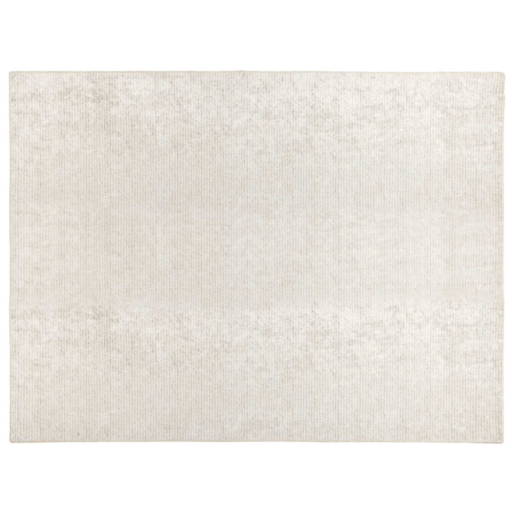 vidaXL Matta Gräddvit 300 x 400 cm 100% Polyester 3 mm Tvättbar