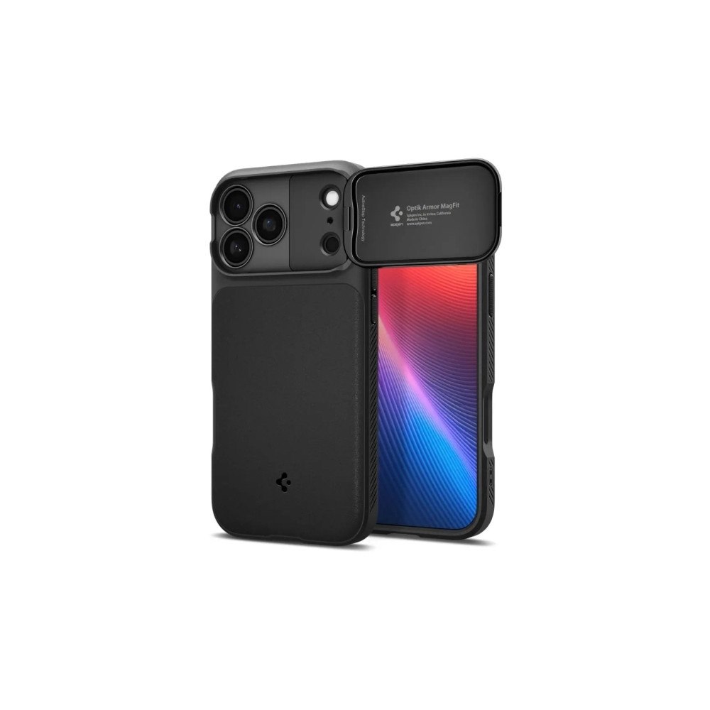 Spigen Spigen Optik Armor (MagFit), Mobilskal, Apple, iPhone 17 Pro...