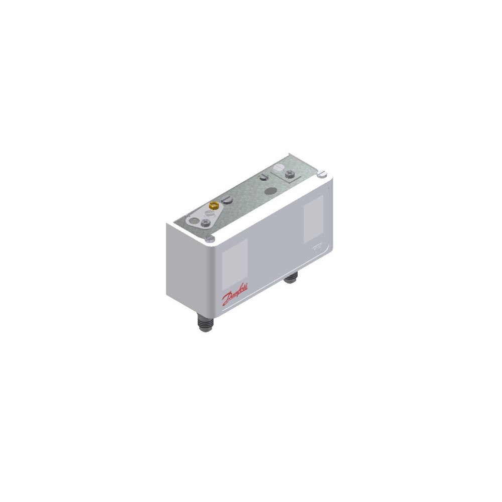 Danfoss Dobbelt Pressostat KP 15 m/LP signal, venstre -0,20-7,50 bar...