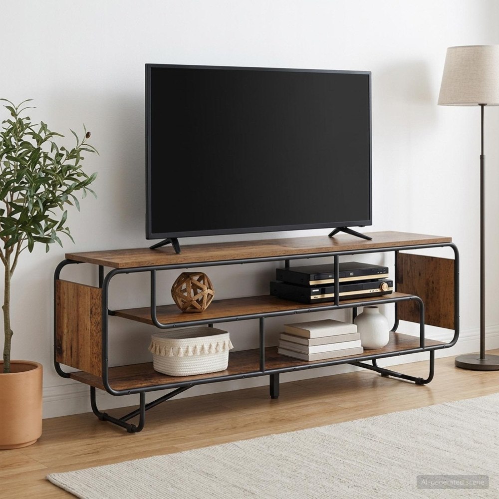 vidaXL TV-bänk 180 x 36 x 45 cm Gammalt trä Konstruerat trä
