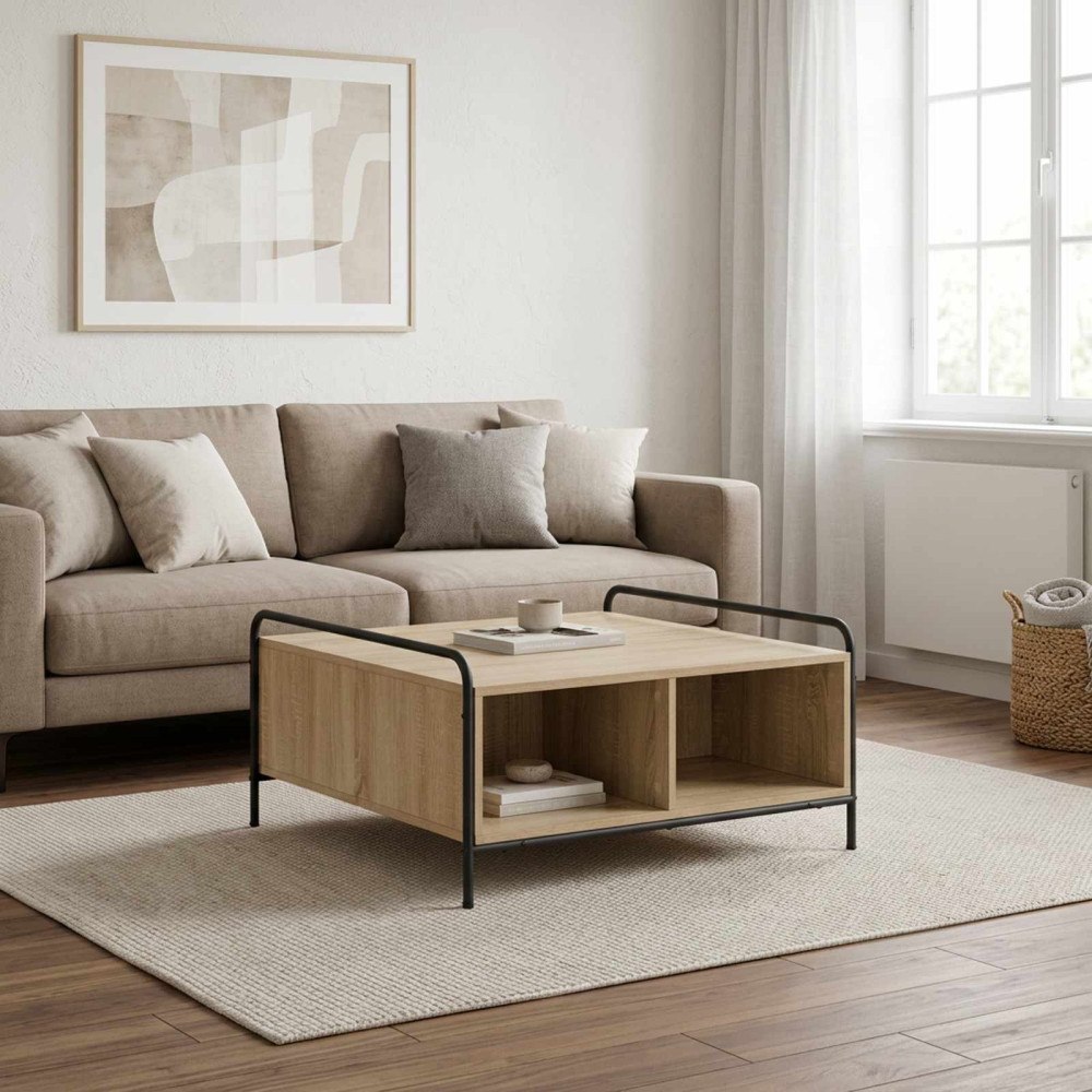 vidaXL Kaffeebord Sonoma-ek 50 x 49 x 41 cm Konstruerat trä