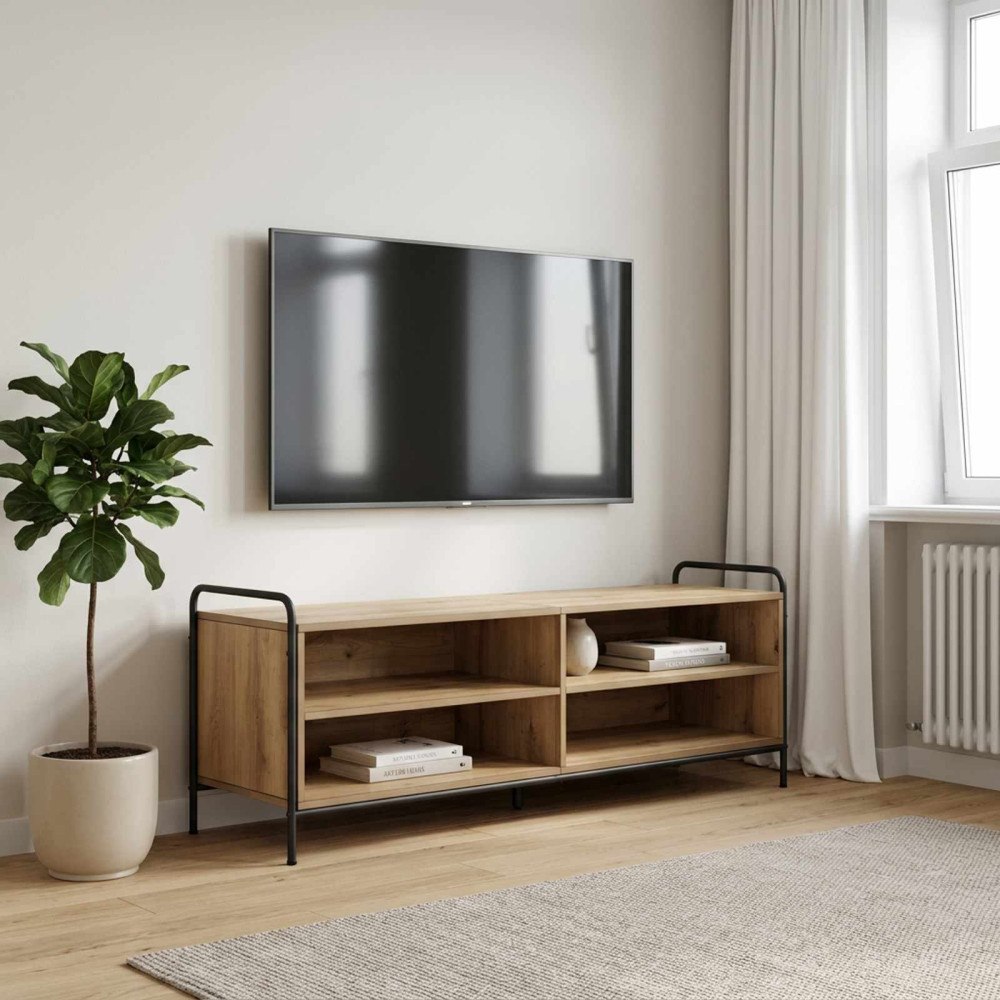 vidaXL TV-skåp 140 x 39,5 x 50 cm Artisan-ek Konstruerat trä