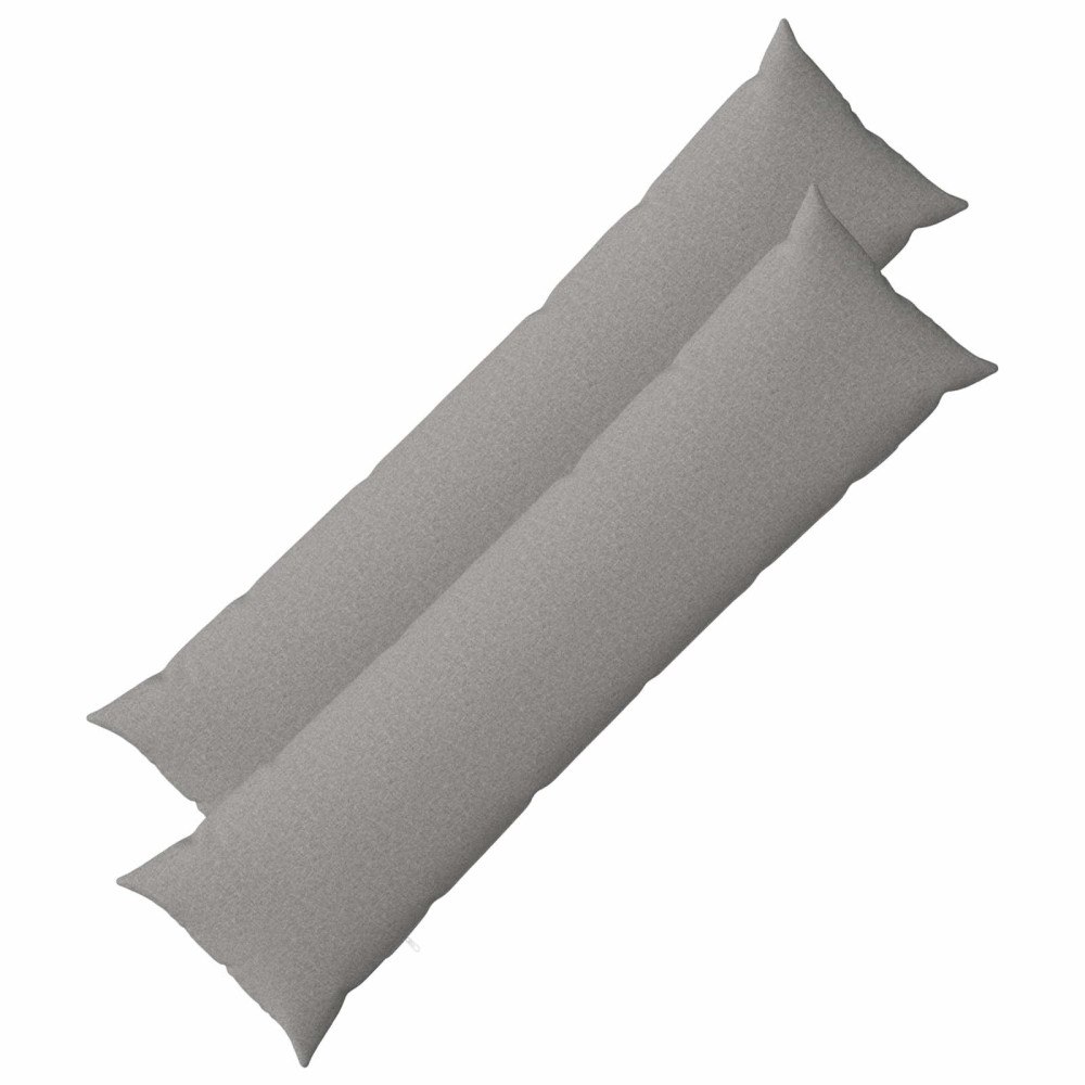 vidaXL Kuddöverdrag 2 st HEERLEN Moln Grå 40 x 145 cm Tyg