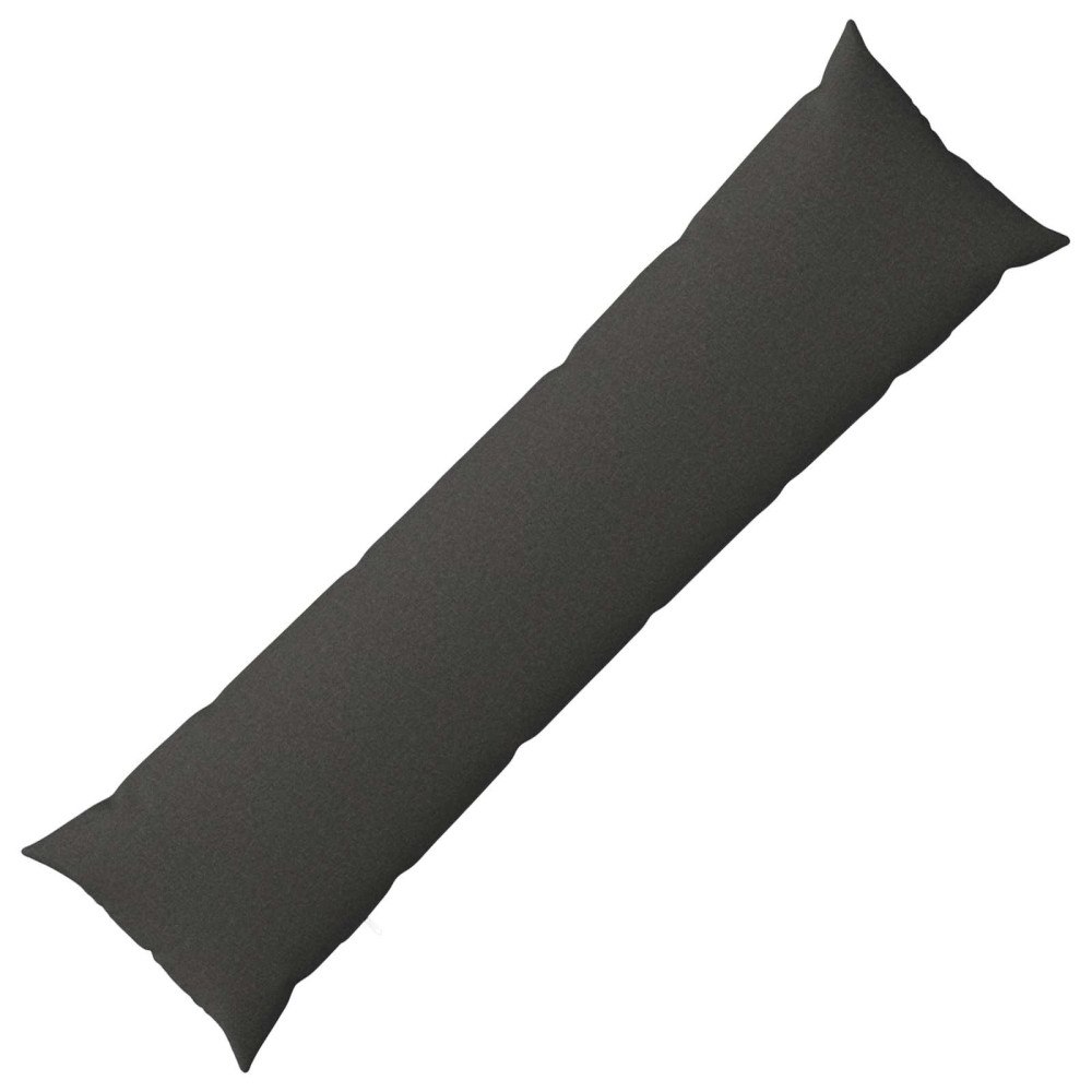 vidaXL Kudde med kudde HEERLEN Mörkgrå 40 x 145 cm Tyg