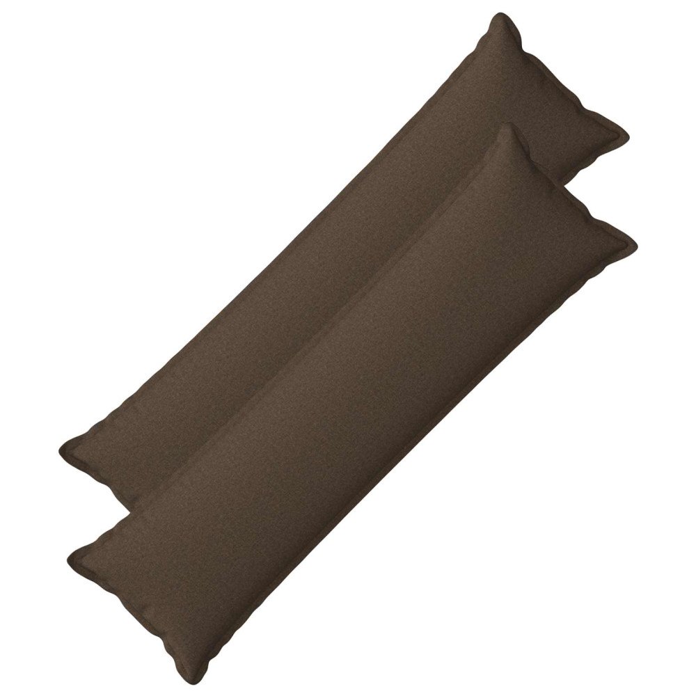 vidaXL Kudde med kudde HOUTEN 2 st Taupe Faux Linne